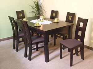 Obrazek Zestaw Perła stół i 8 krzeseł