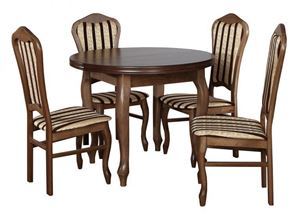 Obrazek Zestaw Artysta stół okrągły i 4 krzesła