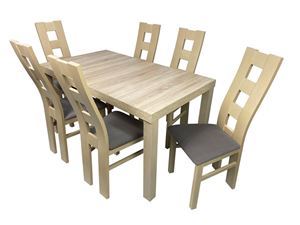 Obrazek Zestaw Brylant stół i 6 krzeseł